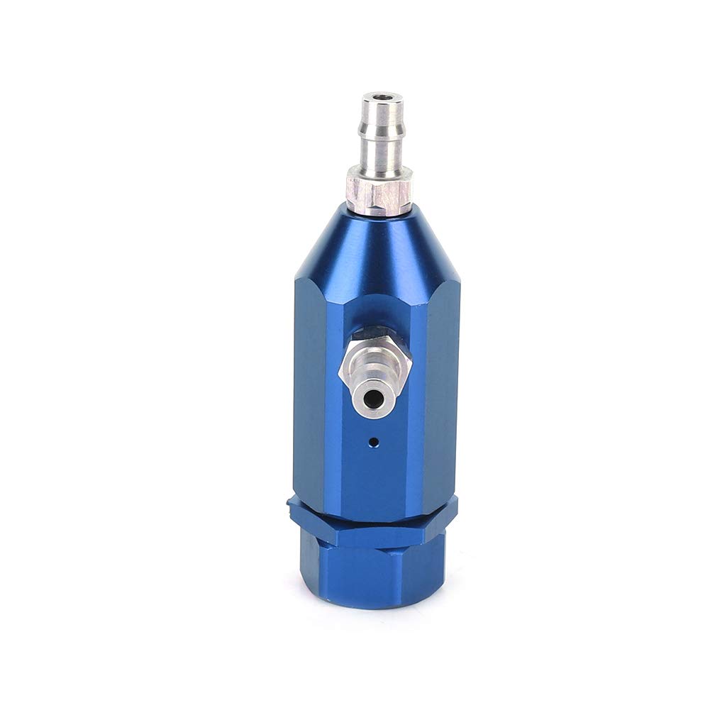 Regolatore Boost Manuale Universale 1-30psi Turbocompressore a Circuito Chiuso Regolabile Manualmente Regolatore Boost PSI Alluminio(blu)