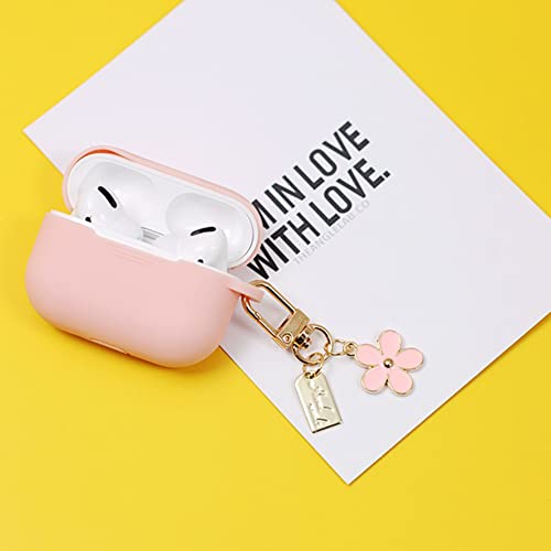 Swjewel Flower Keychain For Women 3Pcs Set Samll White Black Pink Daisy Cute Car Key Ring Accessories Girl Bag Charms Handbag Purse Backpack Pendant Charms(1Pink+1Black+1White) #TOP1