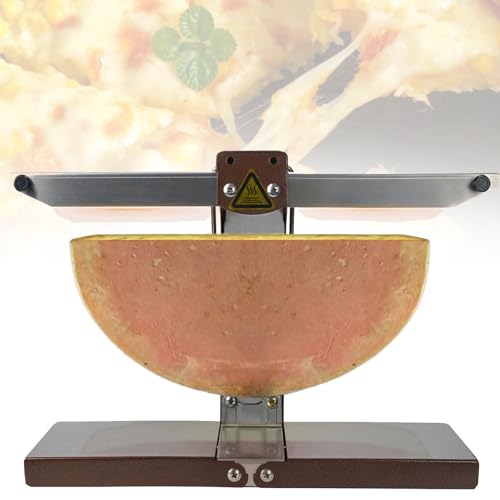 PweKzxt Fundidor De Queso, MáQuina Fundidora De Queso, Fundidor De Queso EléCtrico con Parrilla, Varilla Calefactora De Altura Ajustable, para Media Rueda De Queso En Lonchas.