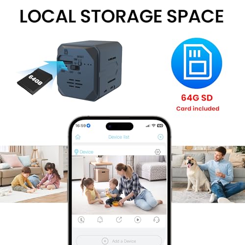 2K WiFi Indoor Security Camera