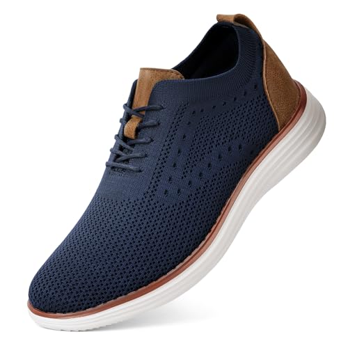 Mens Casual Dress Shoes Business Casual Sneakers Comfortable Dress Tennis Shoes for Men Lightweight Breathable Men's Oxfords