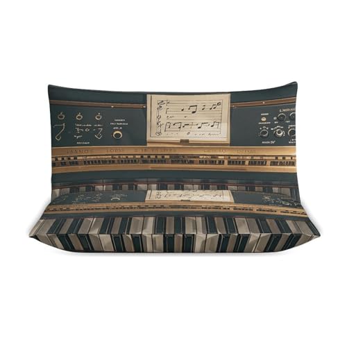 Housse de couette 218x177 cm avec 2 taies d'oreiller de 3 pièces - 4