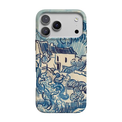 Casely iPhone 17 Pro Case | Van Gogh | Landscape with Houses | Compatible with MagSafe | Classic Ultra Slim Design