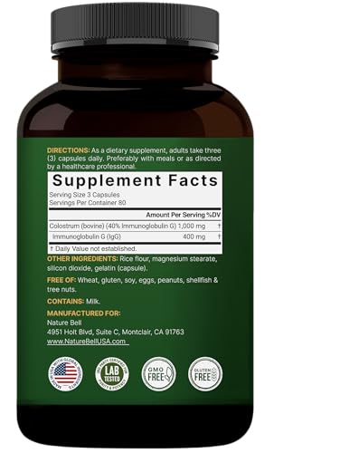 NatureBell Bovine Colostrum Capsules