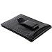 Alpine Swiss Men's Genuine Leather Flip-Fold Money Clip Front Pocket Wallet Black