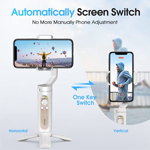 Hohem 3-Axis Gimbal Stabilizer For Smartphone - Handheld Foldable Phone Gimbal W/ Remote Control, Phone Stabilizer For Video Recording Vlog For Iphone 12 Pro Max/12/11/X/Xs/Samsung S20 - Hohem Isteady X2 thumb #6