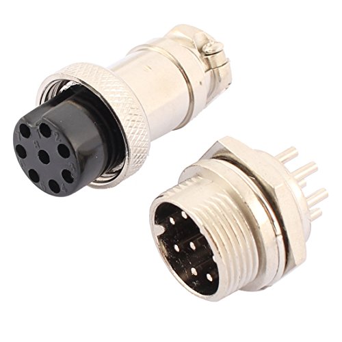 Conector adaptador eléctrico Aexit G16-8 para panel aviación miniatura 3