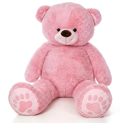 Image of 3 Feet Giant Pink Teddy Bear | Soft Plush Big Size Teddy | Cute Hugging Toy for Kids & Adults | Birthday, Anniversary & Romantic Gift for Girlfriend