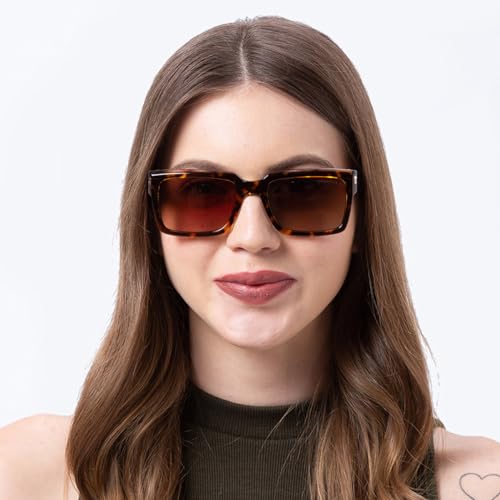 Image of Shisen Fox KOKORO Polarized 2.0 Unisex Sunglasses | Stylish Rectangular Design | Polarized Lenses | Premium Acetate Frames | Sunglasses for Men | Superior Comfort