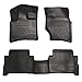 Husky Liners Weatherbeater | Fits 2007 - 2015 Audi Q7 w/ Bench Rows, Front & 2nd Row Liners - Black, 3 pc. | 96421