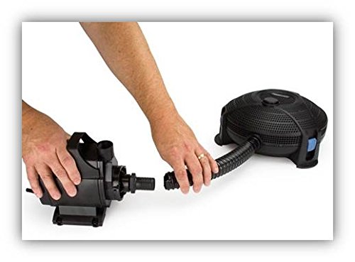 Aquascape 95110 Biological And Mechanical Submersible Pond Filter, Small Piece Of Pipe Or 3/4-Inch Threaded Fitting, Black #TOP5