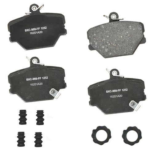 Image of Bendix Premium SBC1252 Ceramic Front Brake Pads for Smart Cabrio 2005-2004, City-Coupe 2004-2003, Crossblade 2004, Fortwo 2016-2005, Roadster 2005-2004
