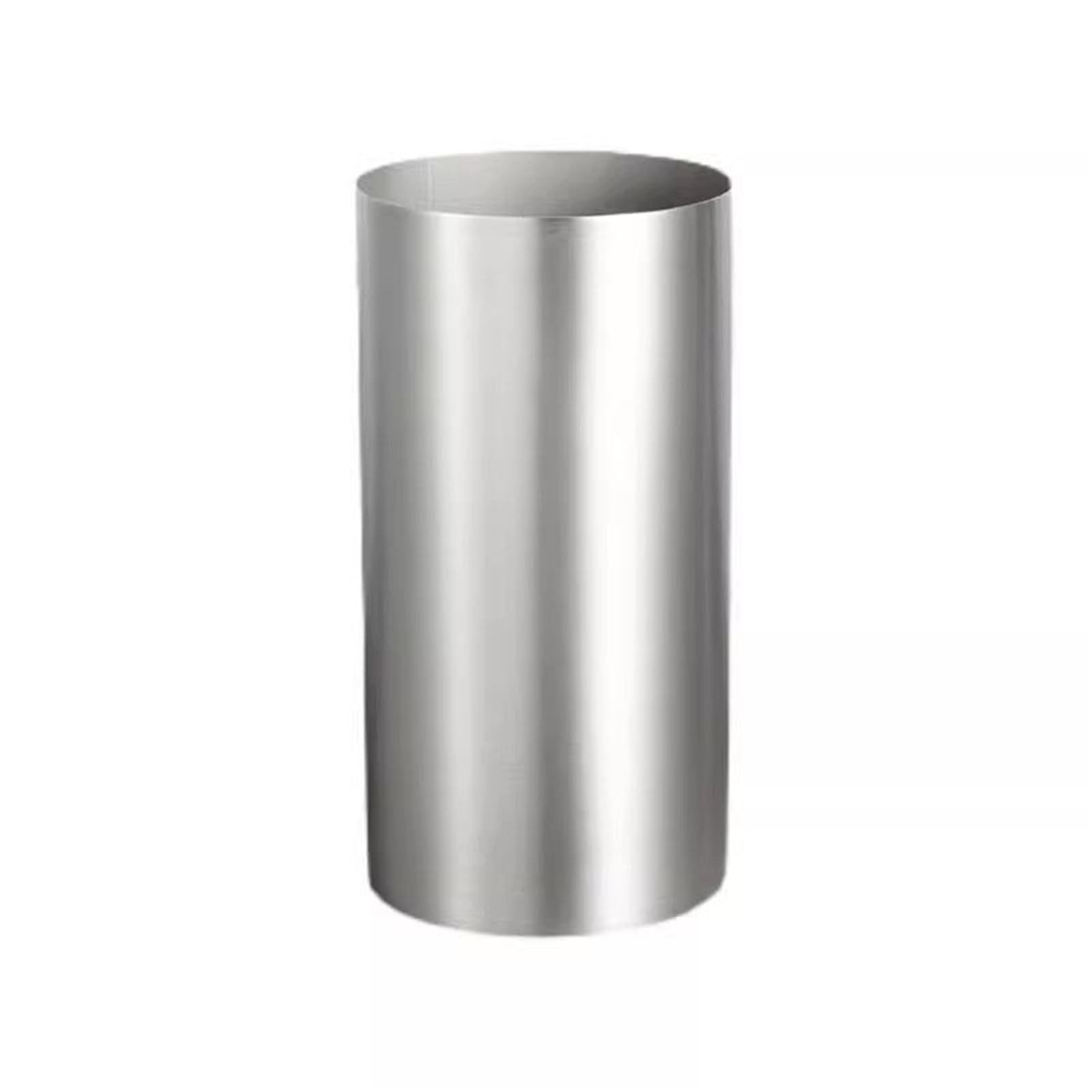 9x28Hcm 304 Stainless Steel Vase Decorative Centerpiece For Home Or Wedding Silver for Wedding Table Centrepiece((sanding)10X25Hcm)
