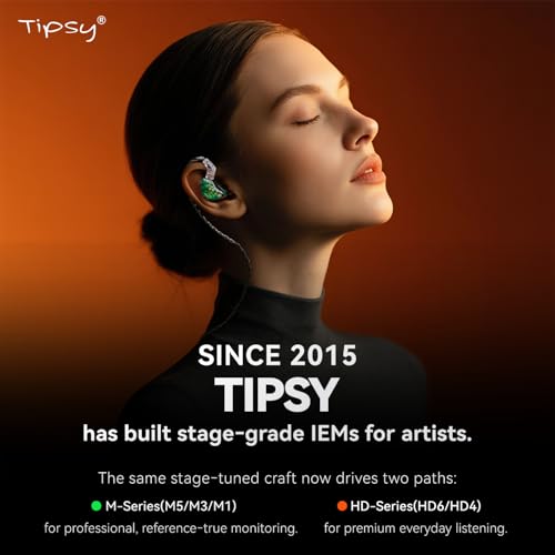 Image of Tipsy IEM Ear Tips Set, 6 Pairs: Liquid Silicone, Skin‑Friendly Silicone, Memory Foam, Fits Tipsy M5 /M3 /M1 /HD6 /HD4 (B-M Size)