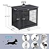 Dog Crate Furniture with Cushion