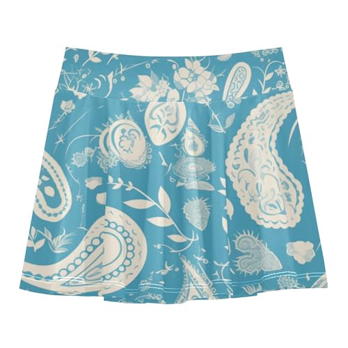 Tennis Skirts Girls with Built in Shorts Flowy Skorts for Little Girl Pleated Skirt for Kids with Pockets