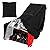 Hlimior Snow Blower Cover, Fit Most Electric Two Stage Snowblowers, 420D Heavy Duty Universal Snow Thrower Cover Waterproof, Windproof, Sunproof with Air Vent and Buckle Strap, Black
