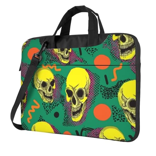 Maletín para portátil 15.6" verde neón impermeable miniatura 1