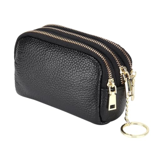 Porte-monnaie cuir de vachette zippé : finissez-en avec le désordre dans votre sac