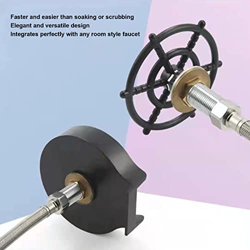 G1/2 Stainless Steel Abs Cup Washer, High Pressure Glass Rinser for Kitchen Sink Universal Bottle Cleaner for Home Bars - Image 3
