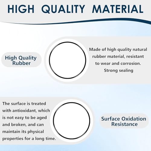 Junta tórica de repuesto OR250 para filtros de agua WH-HD200-C y Culligan 5