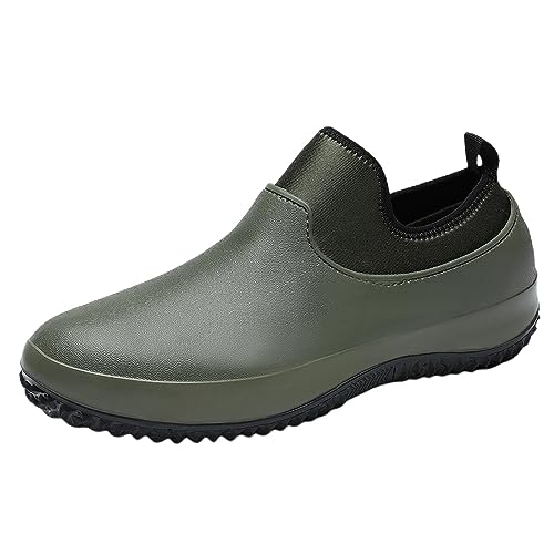 Chaussures de cuisine pour hommes Sabots de travail bas en EVA noirs Z