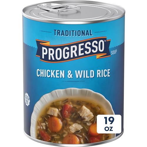 Progresso Traditional, Chicken and Wild Rice Soup, Gluten Free, 19 oz.