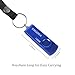 ENUODA 128GB USB Flash Drive Thumb Drive 128GB Swivel Design USB 2.0 Memory Stick High Capacity Jump Drive Pen Drive for Laptop PC Computer (Blue)