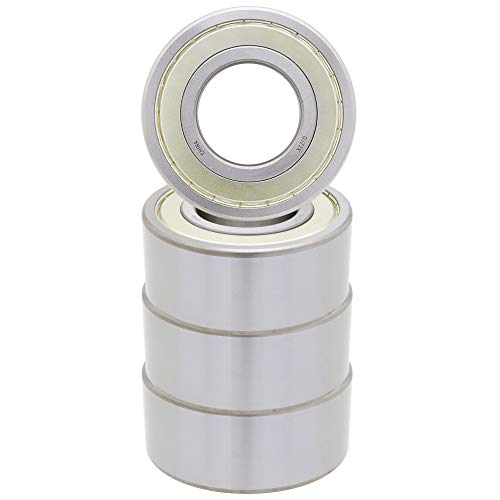 [4-Pack] 5204-ZZ - Angular Contact Ball Bearing 0.787 in x 1.850 in x 0.8110 in (ID x OD x Width) | 20 mm x 47 mm x 20.6 mm (ID x OD x Width) with Double Metal Shield
