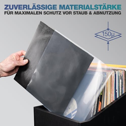 Reloop Premium 12“ Vinyl LP Outer Sleeves(100 pcs.) - Premium-Schutz für Schallplattensammlungen