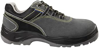 Foto di Goodyear Scarpe Antinfortunistiche con Metallo S1P in Pelle Scamosciata Colore Nero e Grigio Taglia 44