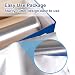 Aluminum Foil Standard 12 inch Wide, 1000 FT Food Safe Foil Wrap for Cooking, Baking, Grilling, Food Service Pony Packaging Aluminum Foil Roll (12"x1000', Standard-4 Count)