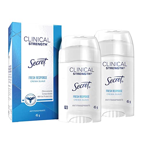 Talcos Y Desodorantes, Drugstore Secret Clinical Desodorante Fresh Response 2 Unidades de 45gr c/u