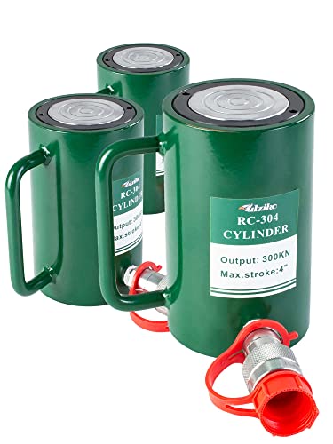 Image of 20T Hydraulic Cylinder Ram Single Acting 4 inch Inch Stroke 20T Hydraulic Cylinder Jack Lifting Jack Ram Portable Single Acting Lifting Cylinders with 4 Inch Stroke (20T 4 inch Stroke)