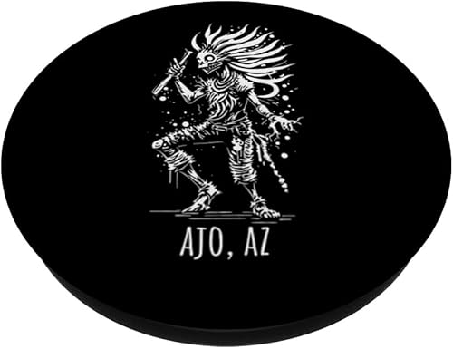 Miniatura 2 de Ajo Arizona USA Southwestern Abstract Art Design PopSockets Standard PopGrip
