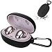 RAINSUNG for 1MORE Stylish True Wireless Earbuds Silicone Case Scratchproof/Falling Resistant Anti-Lost Shockproof Easy Carrying Protective Cases for 1MORE Stylish Full Body Protective Cover (Black)