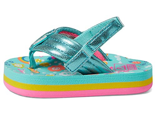 Image of REEF Girls Toddler /Little Kid Ahi Beach Flip Flop, Soft Cushion Footbed, Water Friendly