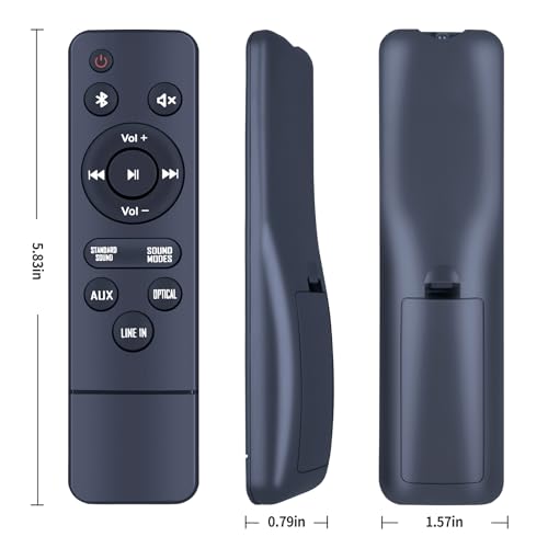 Télécommande compatible barre de son ONN pour remplacer le boîtier perdu