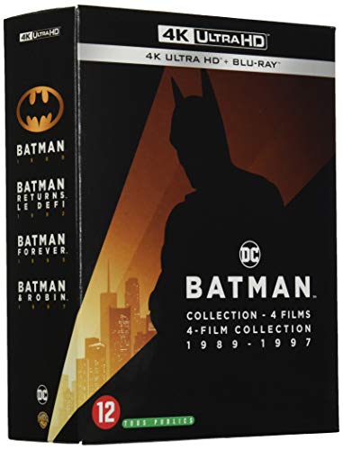 Batman - 4 Films : Collection 1989-1997 [4K Ultra-HD + Blu-Ray]