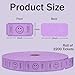 Savvylife 2200 Raffle Tickets, Smile, Purple, Single Roll, 1x2 Inch, Tickets for Classroom, Entry, Events and Arcade