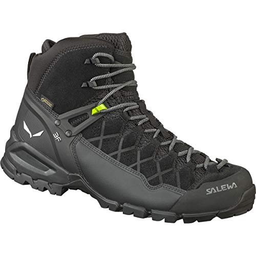 SALEWA, Alp Trainer Mid Gore-Tex Herrenwanderstiefel, Schwarz, 43