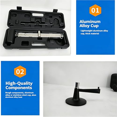 Hydromètre à boue 0,96-3 g/cm³ avec densimètre à gradins et son coffret - 3