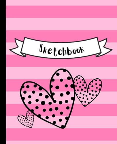 Pink Hearts Sketchbook