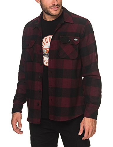 Dickies Herren Freizeithemd 05 200142, Gr. XX-Large, Rot (Maroon Mr)