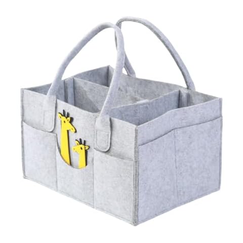CUTLEX Baby Nappy Caddy Organiser with Compartments Cover