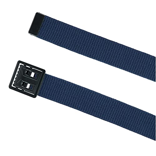 CTM Men's Big & Tall Military Grade Belt with Open Face Buckle2