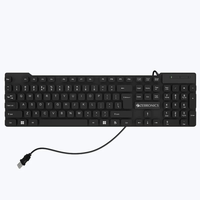 ZEBRONICS Wired Keyboard Zeb K03 Slim Design-image-27