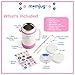 momjug Hydration Water Bottle for Moms 50oz (With Indicator, Pink)