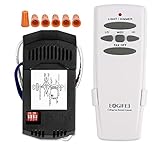 Eogifee Universal Ceiling Fan Remote Control and Receiver Kit Replacement of Hampton Bay Harbor Breeze Hunter HD5 Kit