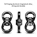 AusKit Swing Swivel, 35 KN Safest Rotational Device Hanging Accessory for Web Tree Swing, Therapy Swing, Aerial Dance, Swing Spinner Hanger, Rock Climbing, Hanging Hammocks